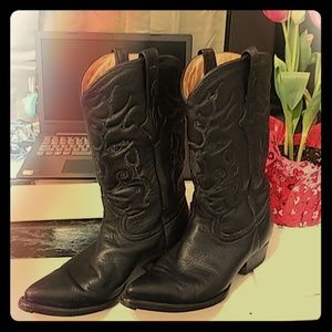 Cuadra Black Steel toe Cowboy Boot